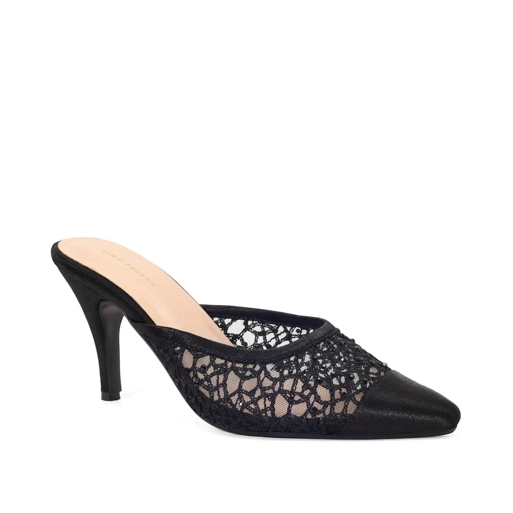 Mary Dazzling Diva Black Stilettos - Lino Perros
