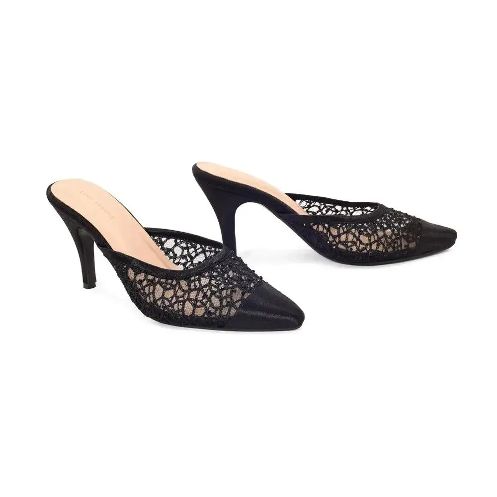 Mary Dazzling Diva Black Stilettos - Lino Perros
