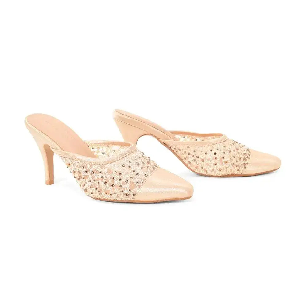 Mary Dazzling Diva Gold Stilettos - Lino Perros