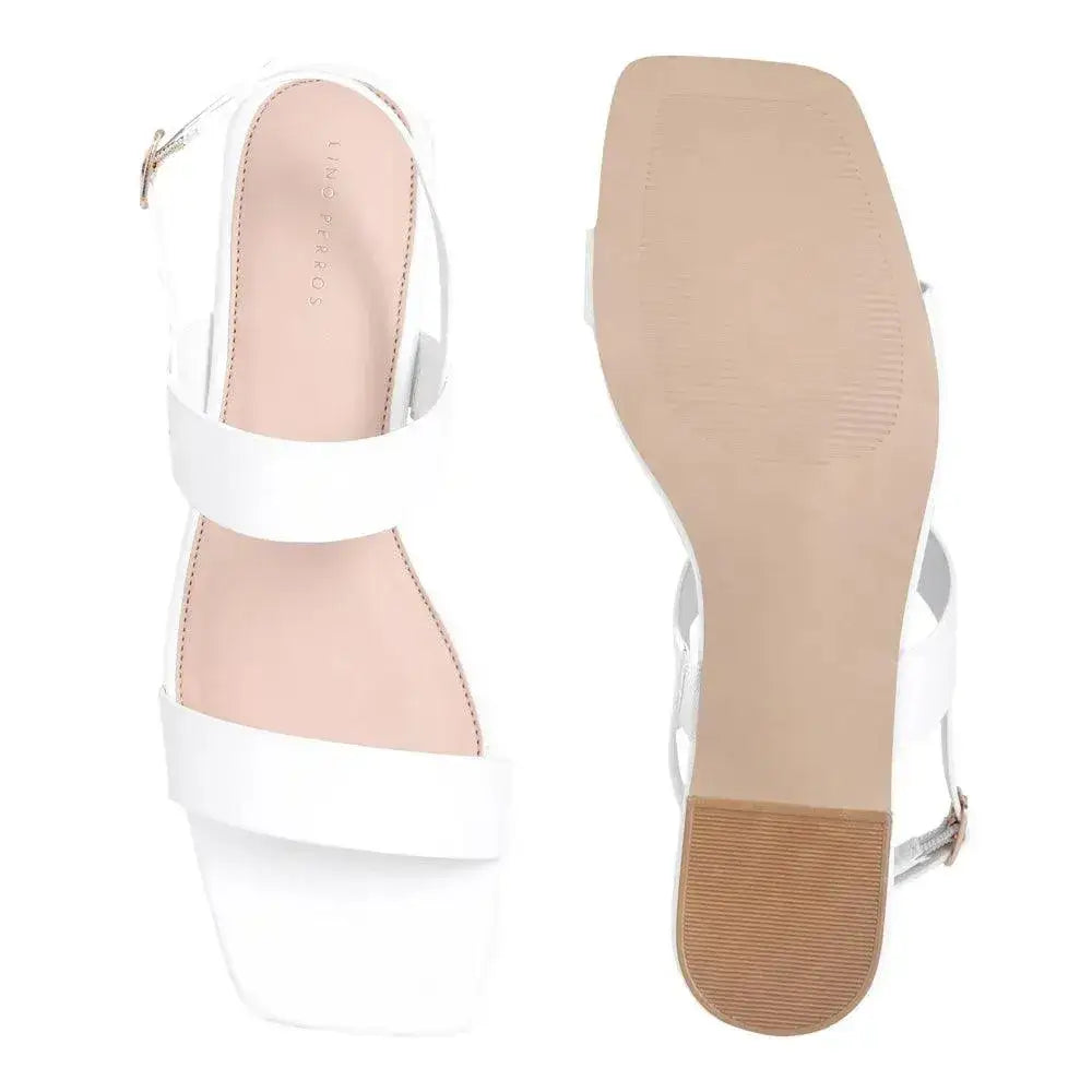 Mary Essential Everyday White Flats - Lino Perros