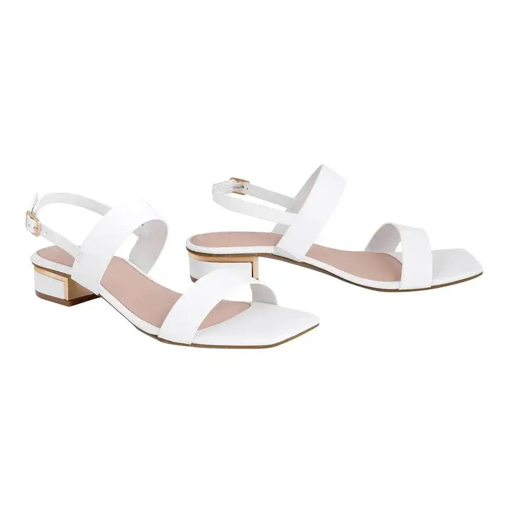 Mary Essential Everyday White Flats - Lino Perros