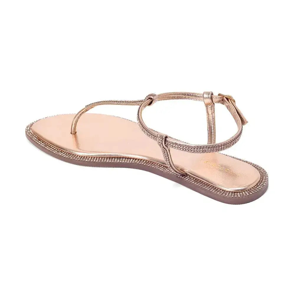 Mary Everday Elegance Rose Gold Flats - Lino Perros