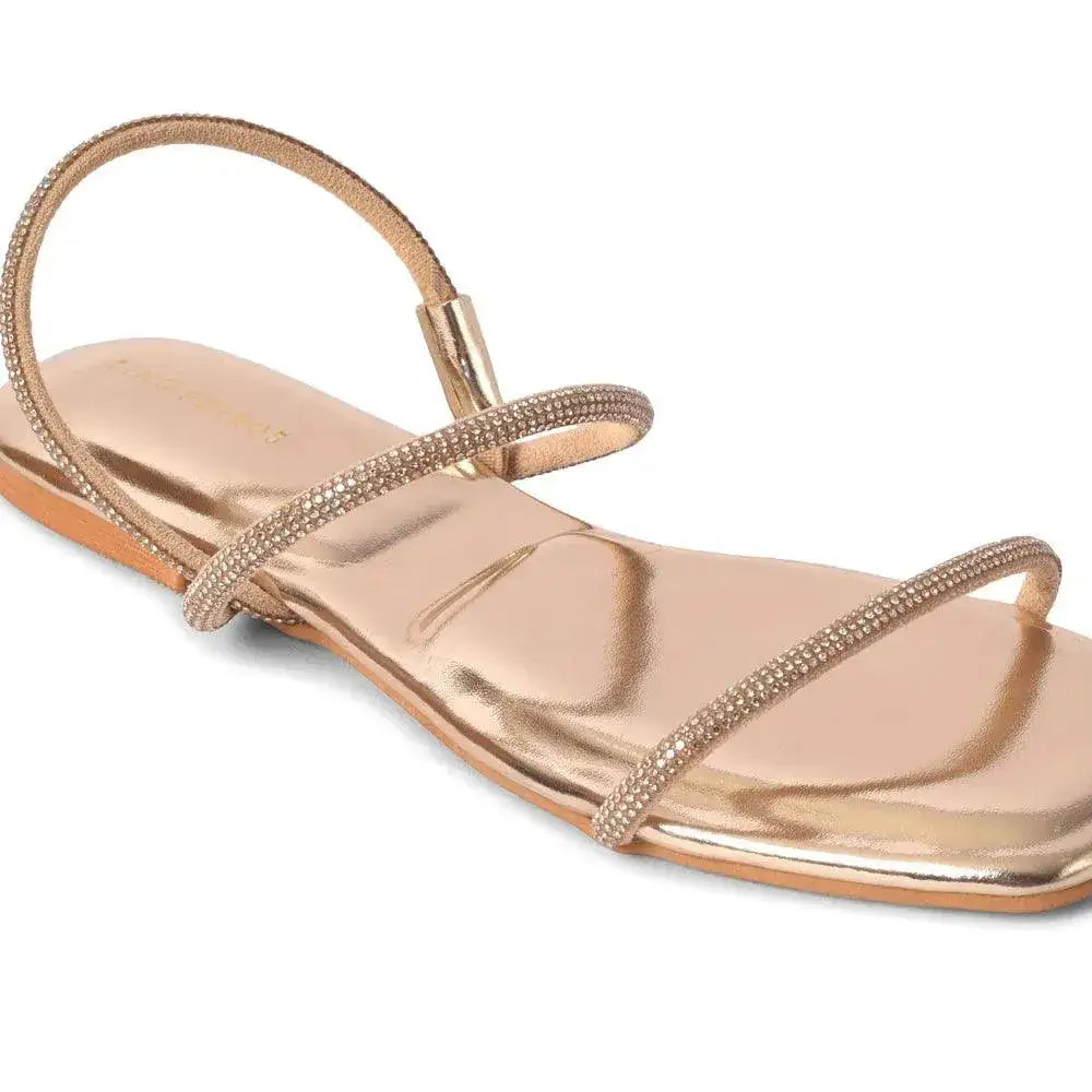 Mary Lovely Gold Flats - Lino Perros