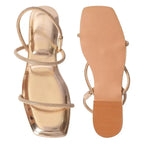 Mary Lovely Gold Flats - Lino Perros