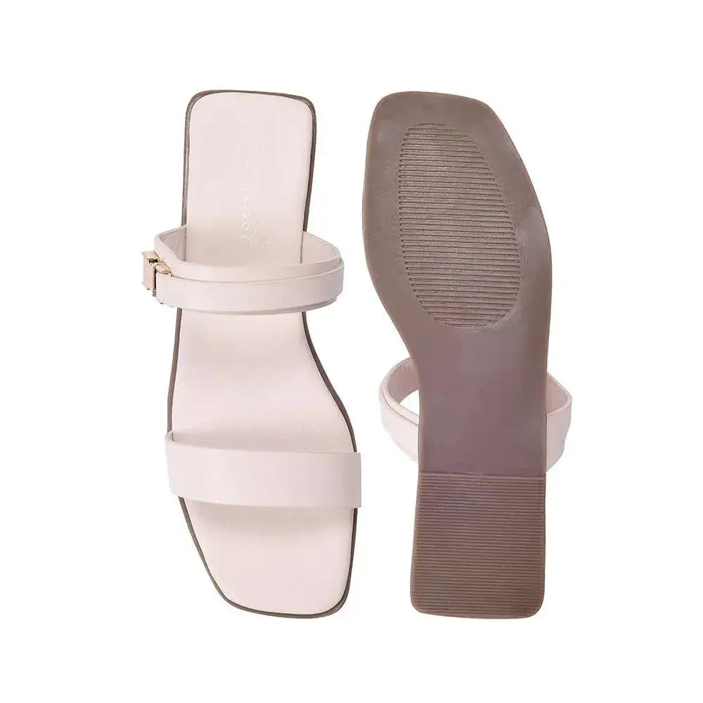 Mary Reliable Off White Everyday Flats - Lino Perros