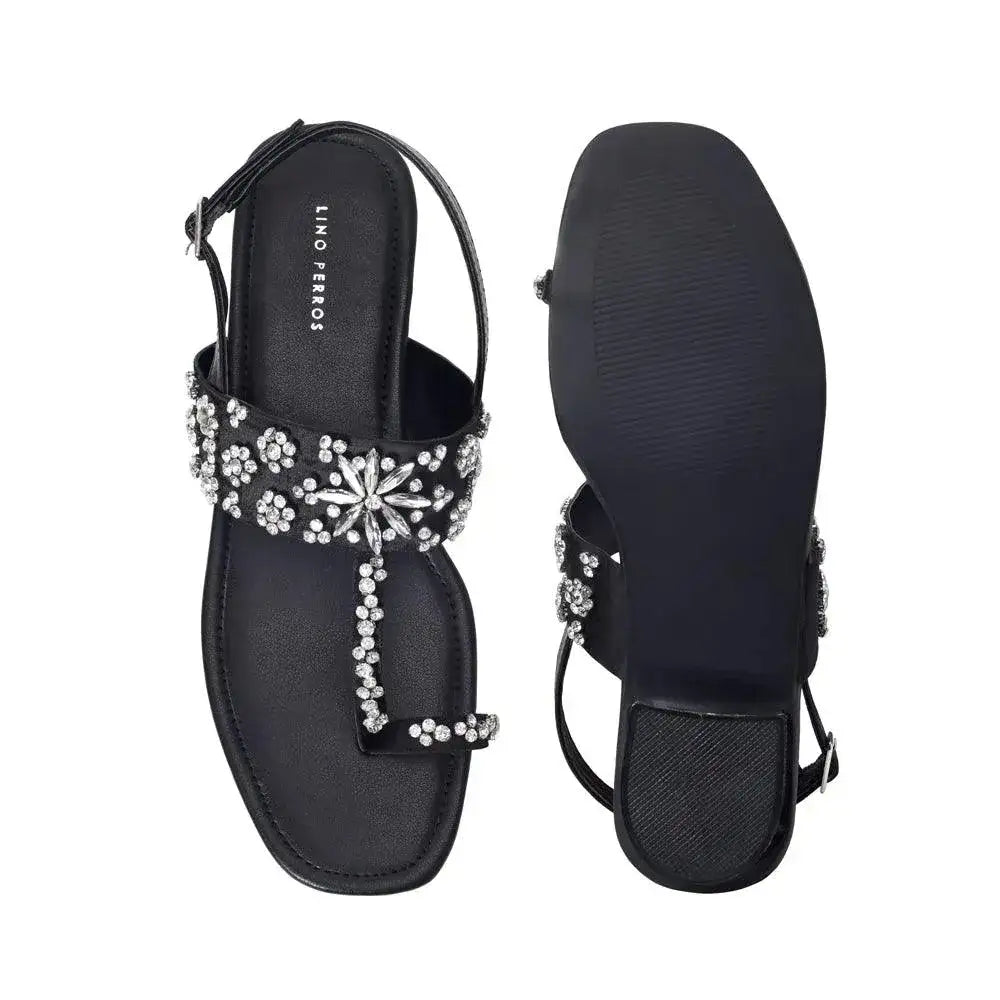 Mary Timeless Tranquility Black Flats - Lino Perros