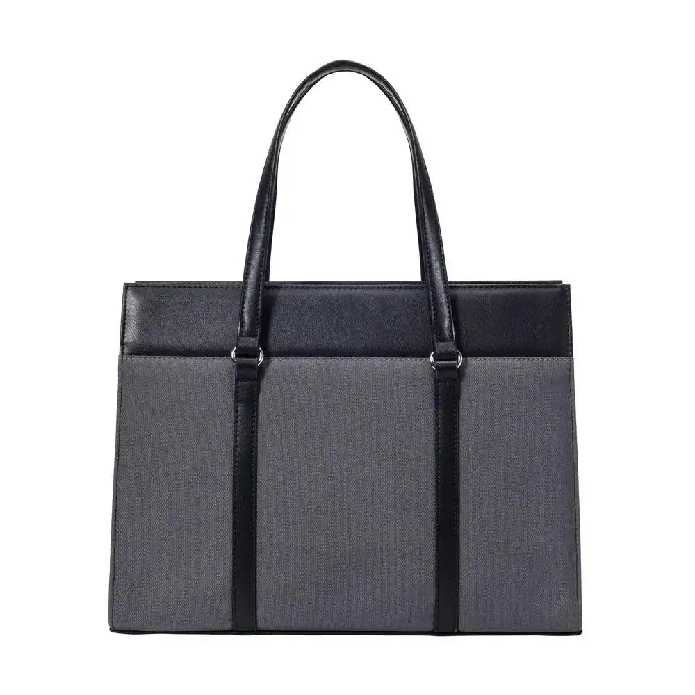 Monroe Accented Durable Grey Tote Bag - Lino Perros