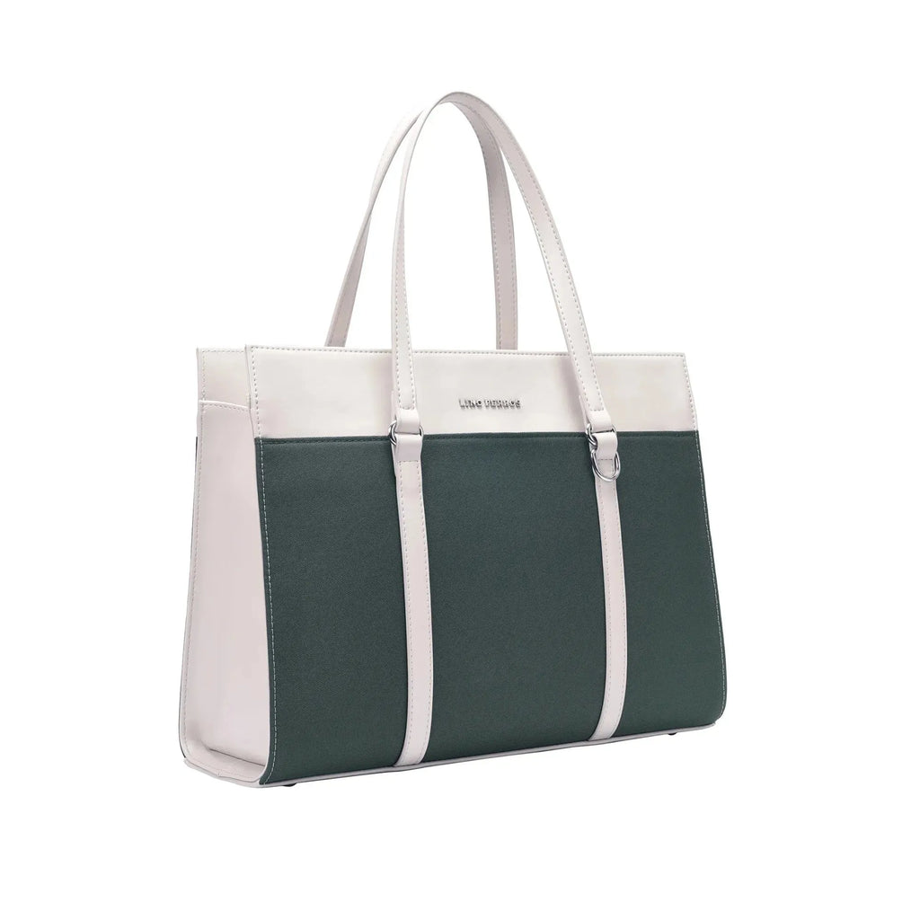 Monroe Accented Durable Green Tote Bag - Lino Perros