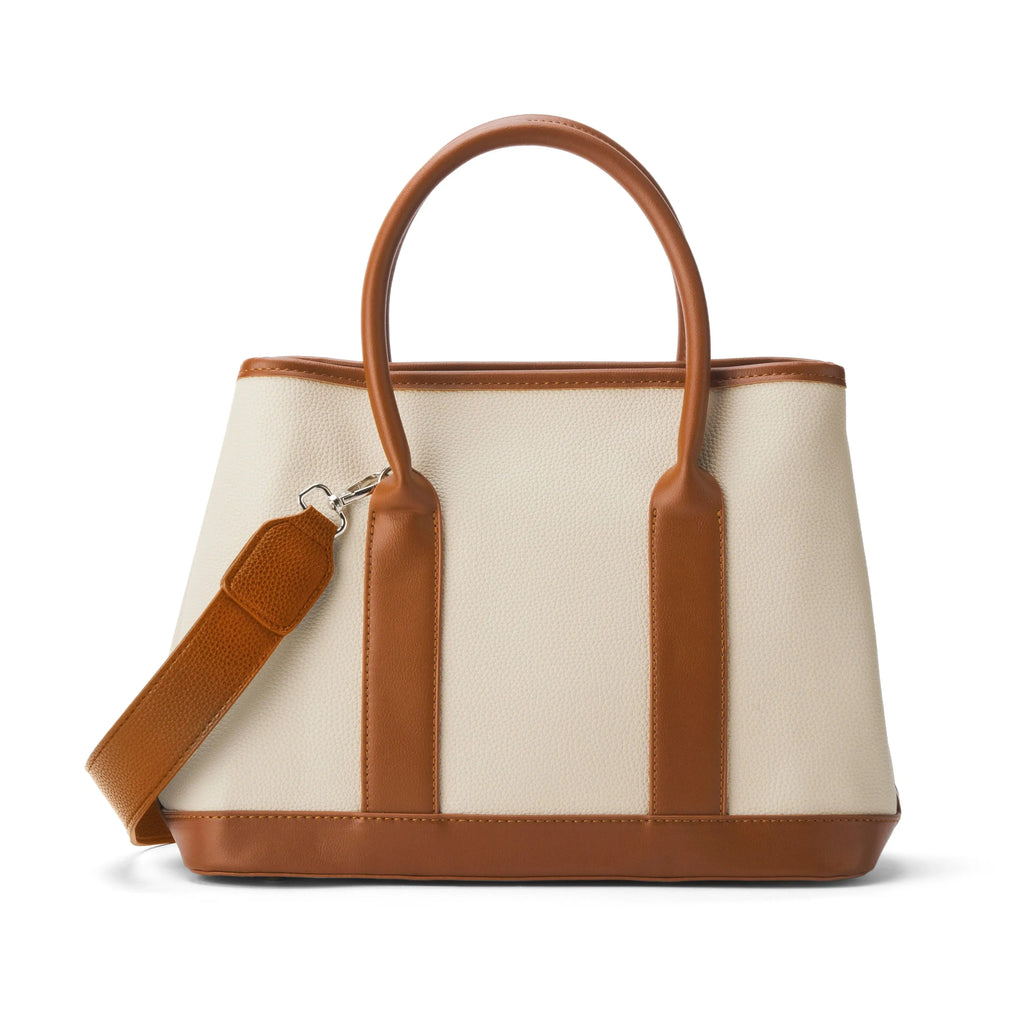 Monroe Bucket Beige Satchel - Lino Perros