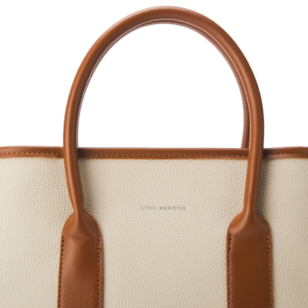 Monroe Bucket Beige Satchel - Lino Perros