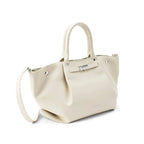 Monroe Caramel Off White Satchel Bag - Lino Perros