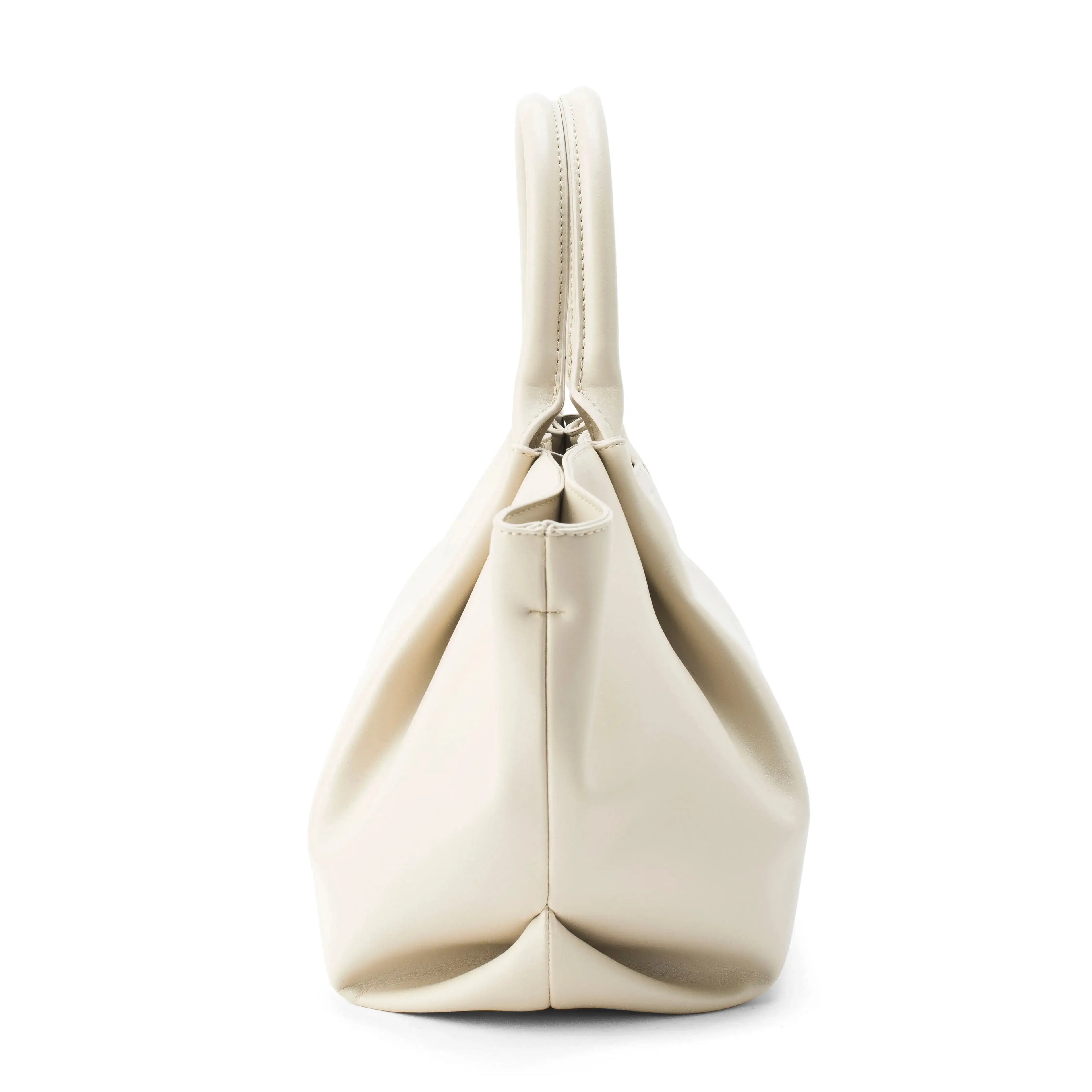 Monroe Caramel Off White Satchel Bag - Lino Perros