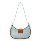 Monroe Chic Blue Shoulder Bag - Lino Perros