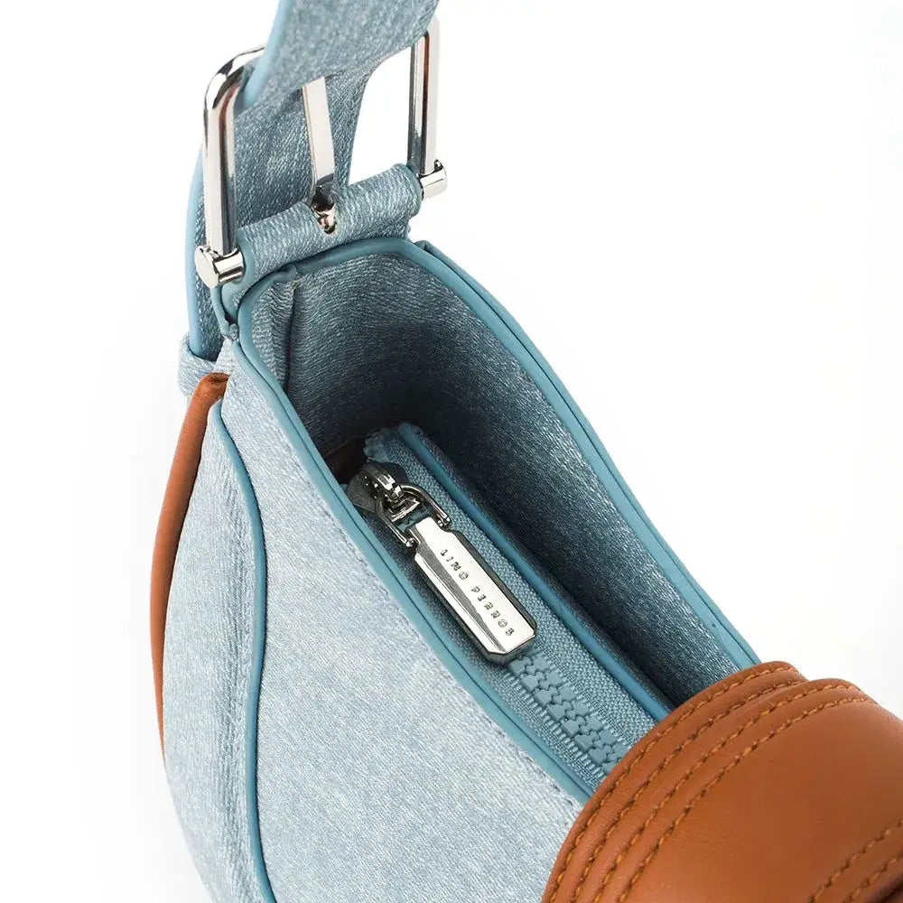 Monroe Chic Blue Shoulder Bag - Lino Perros