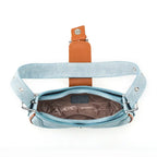 Monroe Chic Blue Shoulder Bag - Lino Perros