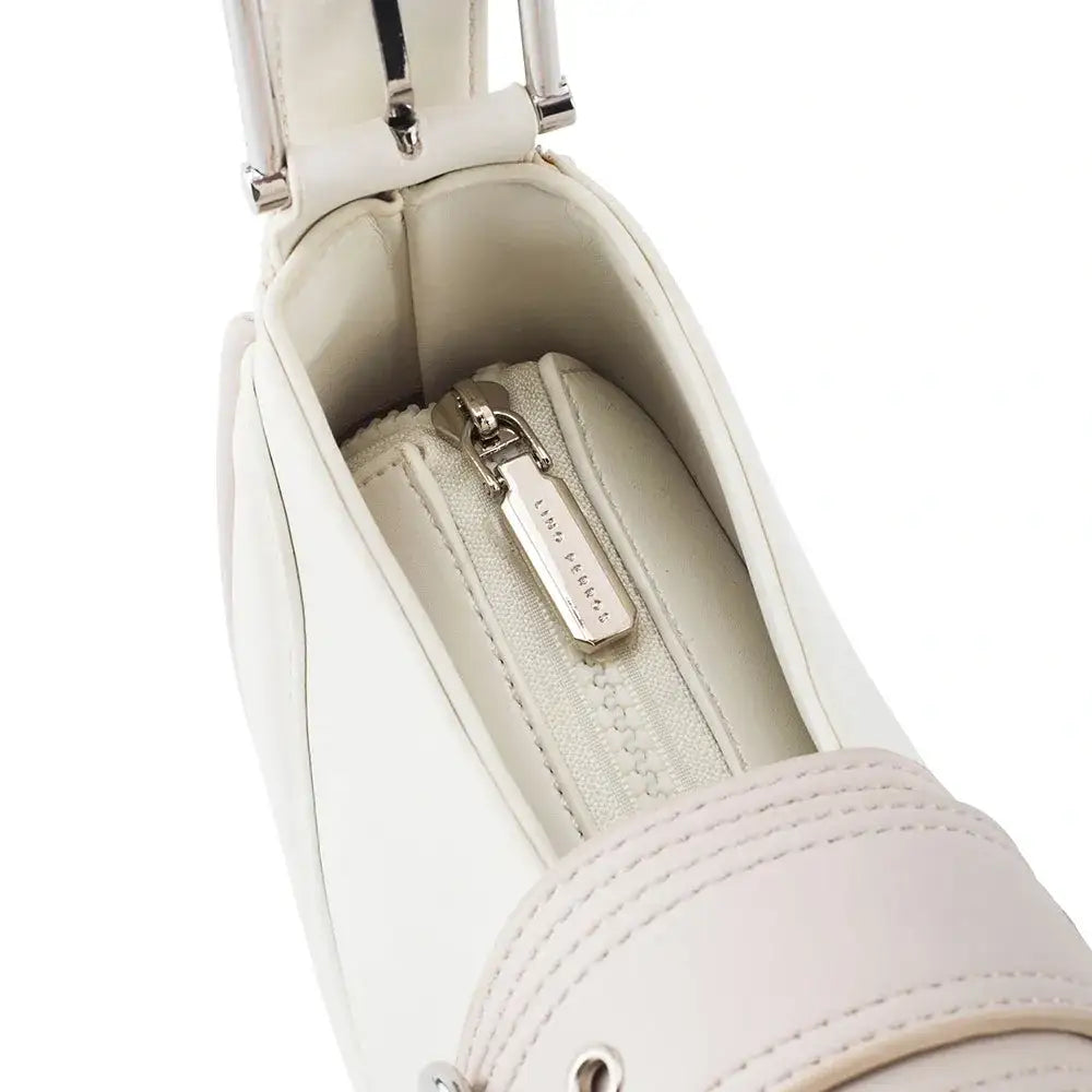 Monroe Chic White Shoulder Bag - Lino Perros