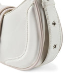 Monroe Chic White Shoulder Bag - Lino Perros