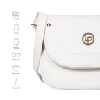Monroe Class White Sling Bag - Lino Perros