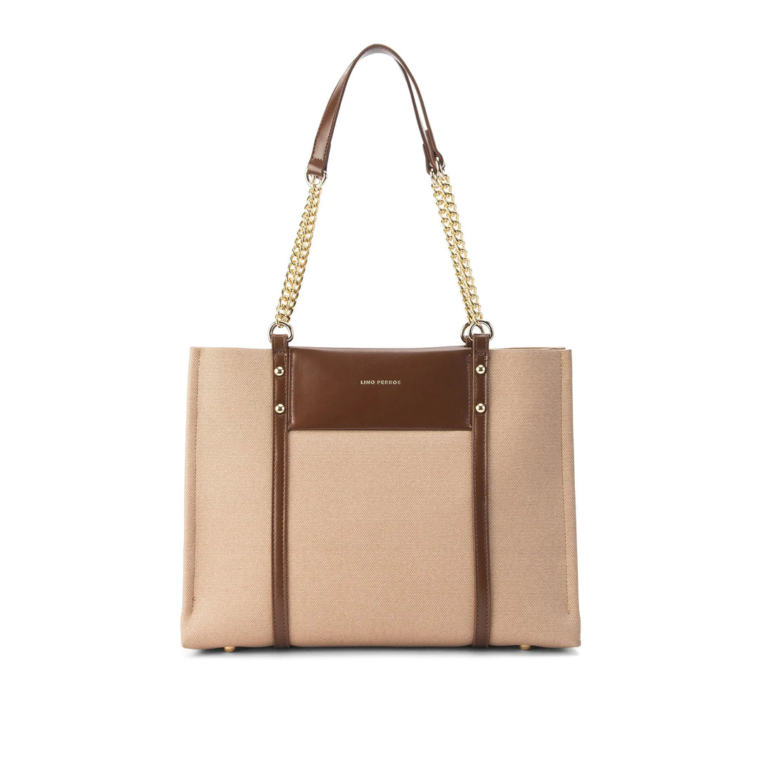 Buy Monroe Classic Beige Tote Bag Lino Perros