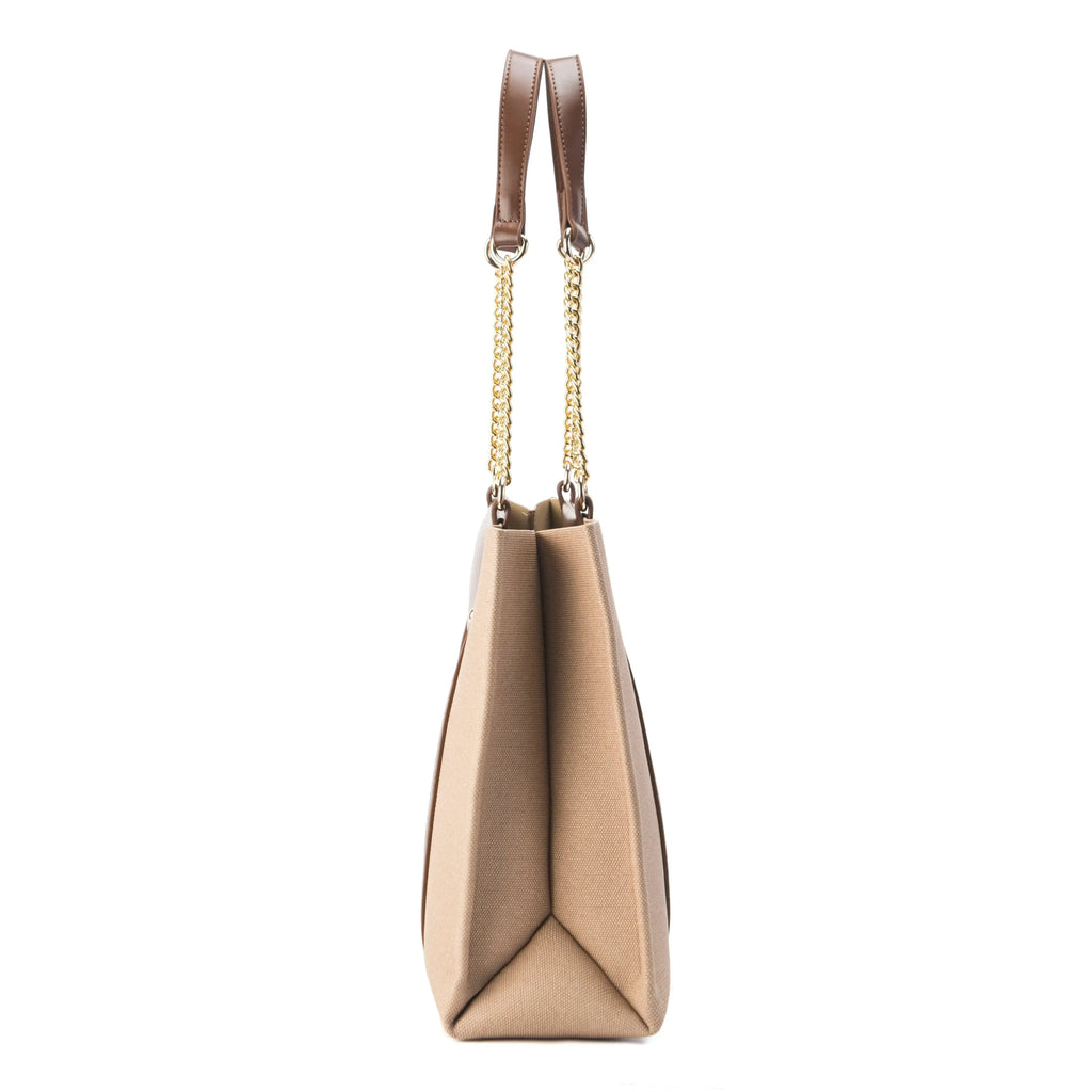 Monroe Classic Beige Tote Bag - Lino Perros