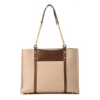 Monroe Classic Beige Tote Bag - Lino Perros