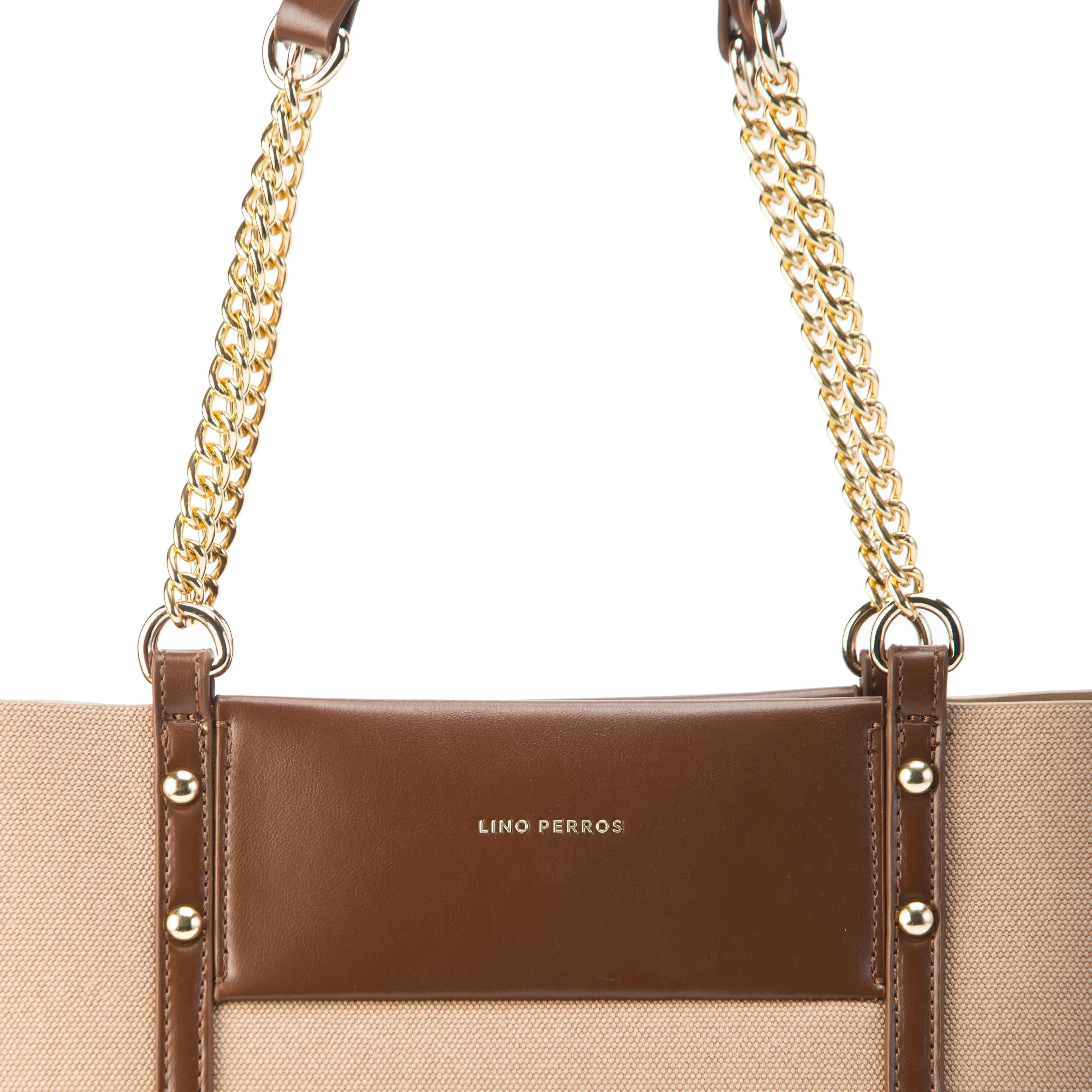 Monroe Classic Beige Tote Bag - Lino Perros