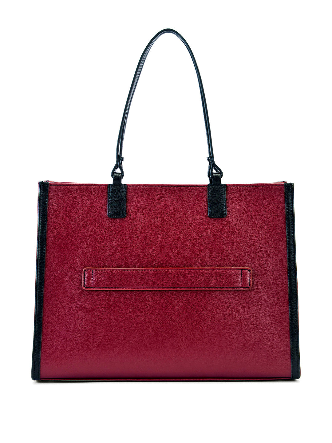 Monroe Classy Solid Cherry Tote Bag