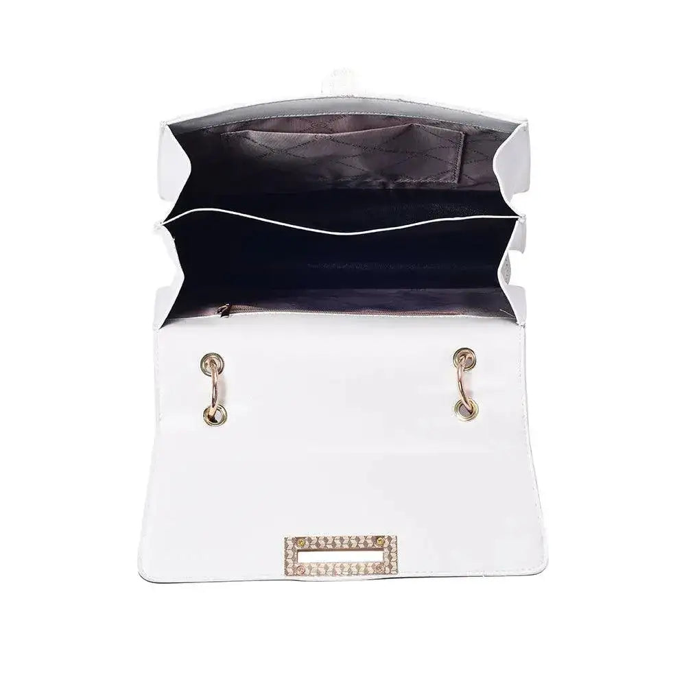 Monroe Cruise White Satchel Bag - Lino Perros
