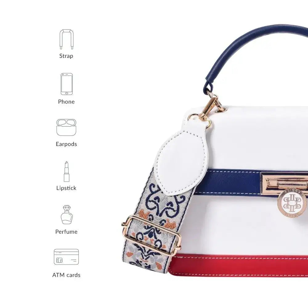 Monroe Cruise White Satchel Bag - Lino Perros