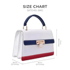 Monroe Cruise White Satchel Bag - Lino Perros