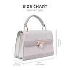 Monroe Cruise Beige Satchel Bag - Lino Perros