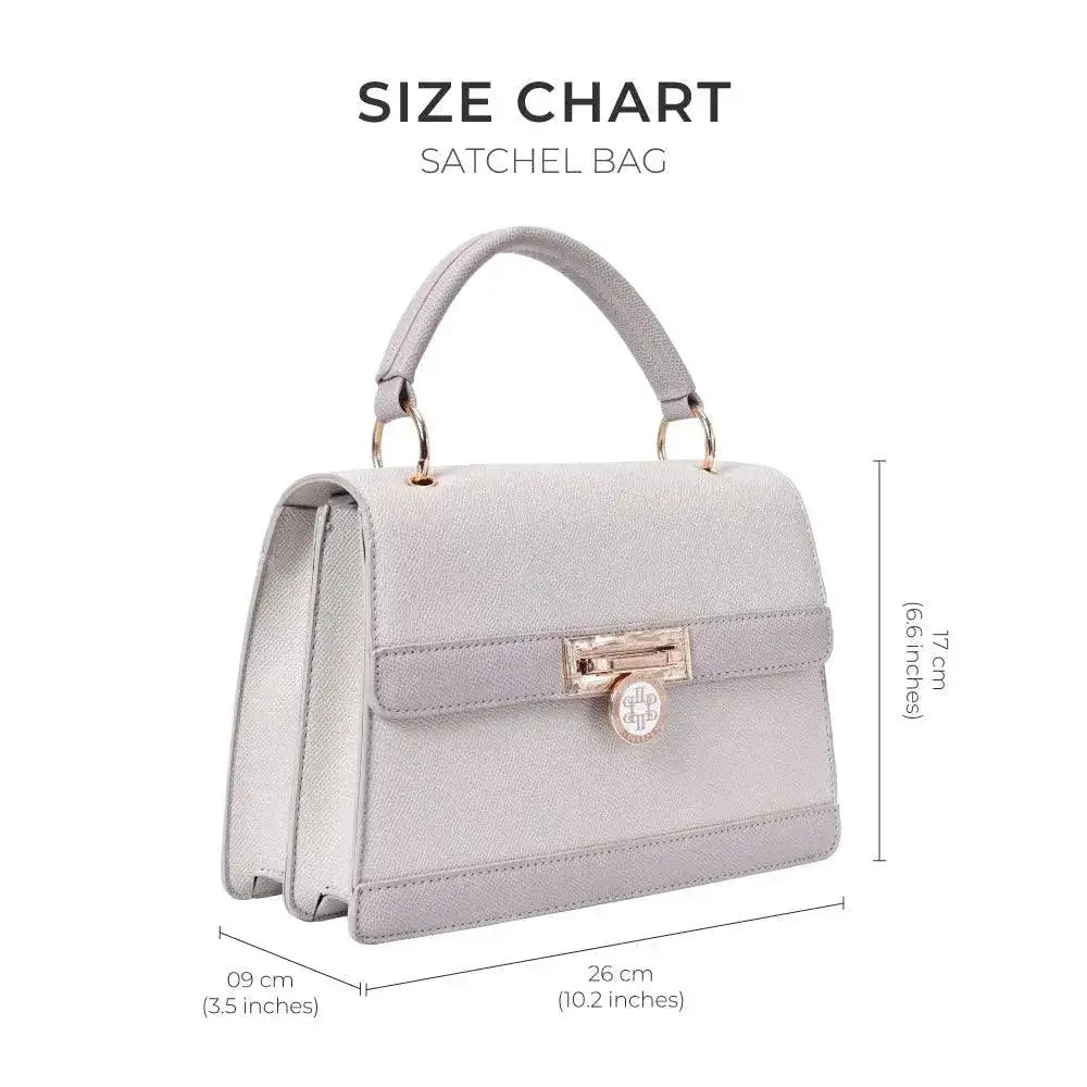 Monroe Cruise Beige Satchel Bag - Lino Perros