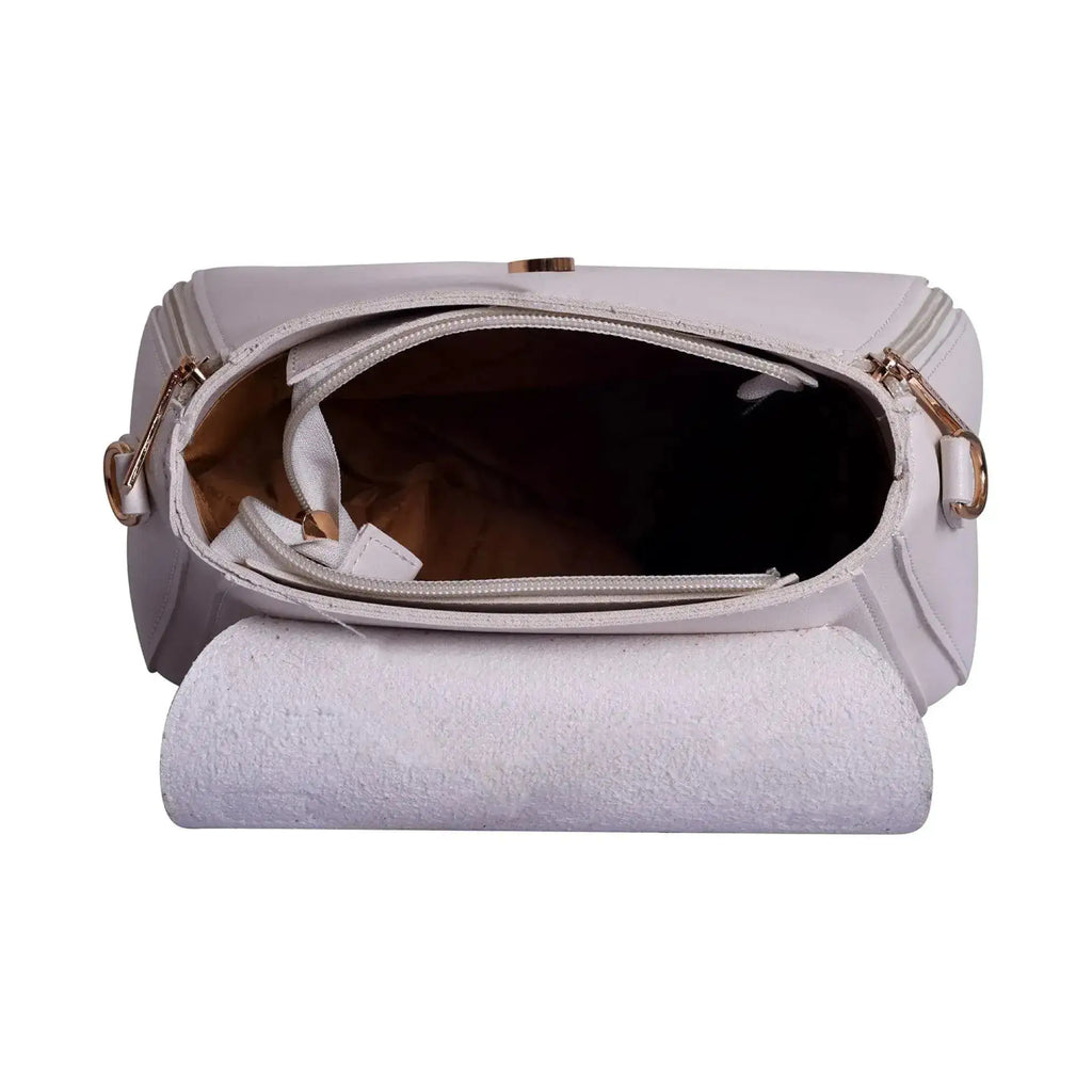 Monroe Dusk White Satchel Bag - Lino Perros
