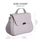 Monroe Dusk White Satchel Bag - Lino Perros