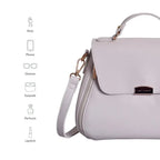 Monroe Dusk White Satchel Bag - Lino Perros