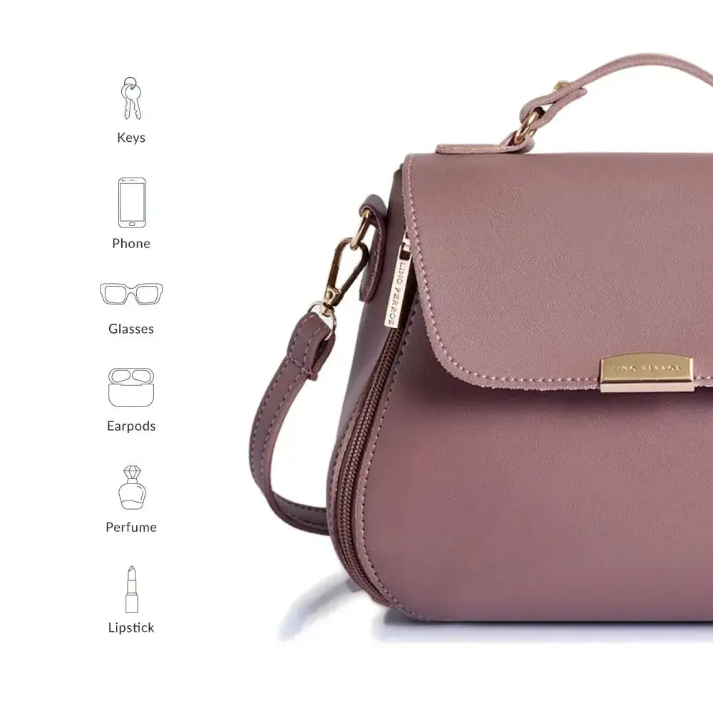 Monroe Dusk Lavender Satchel Bag - Lino Perros
