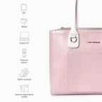 Monroe Elegant Peach Tote Bag - Lino Perros