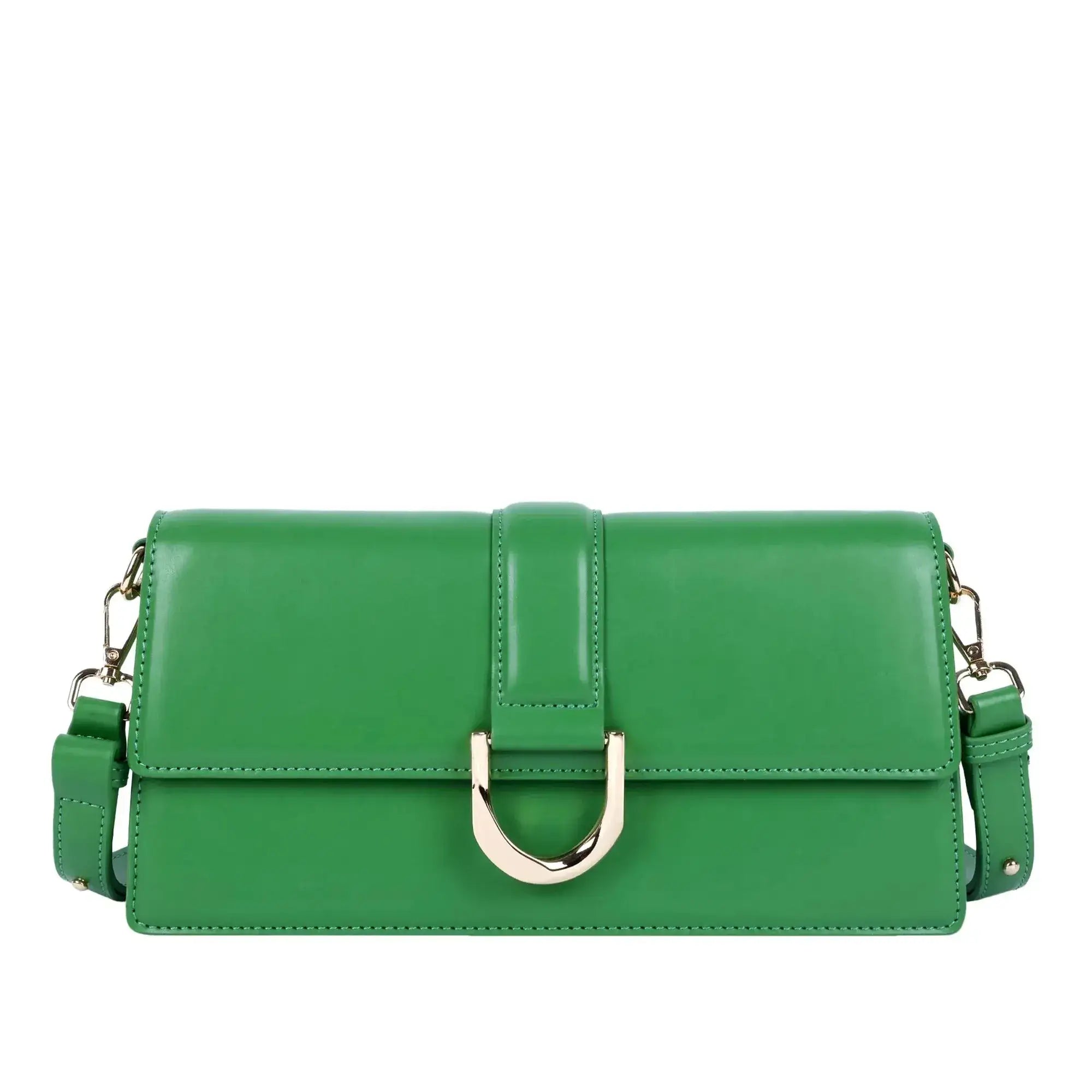 Monroe Focus Green Shoulder Bag - Lino Perros