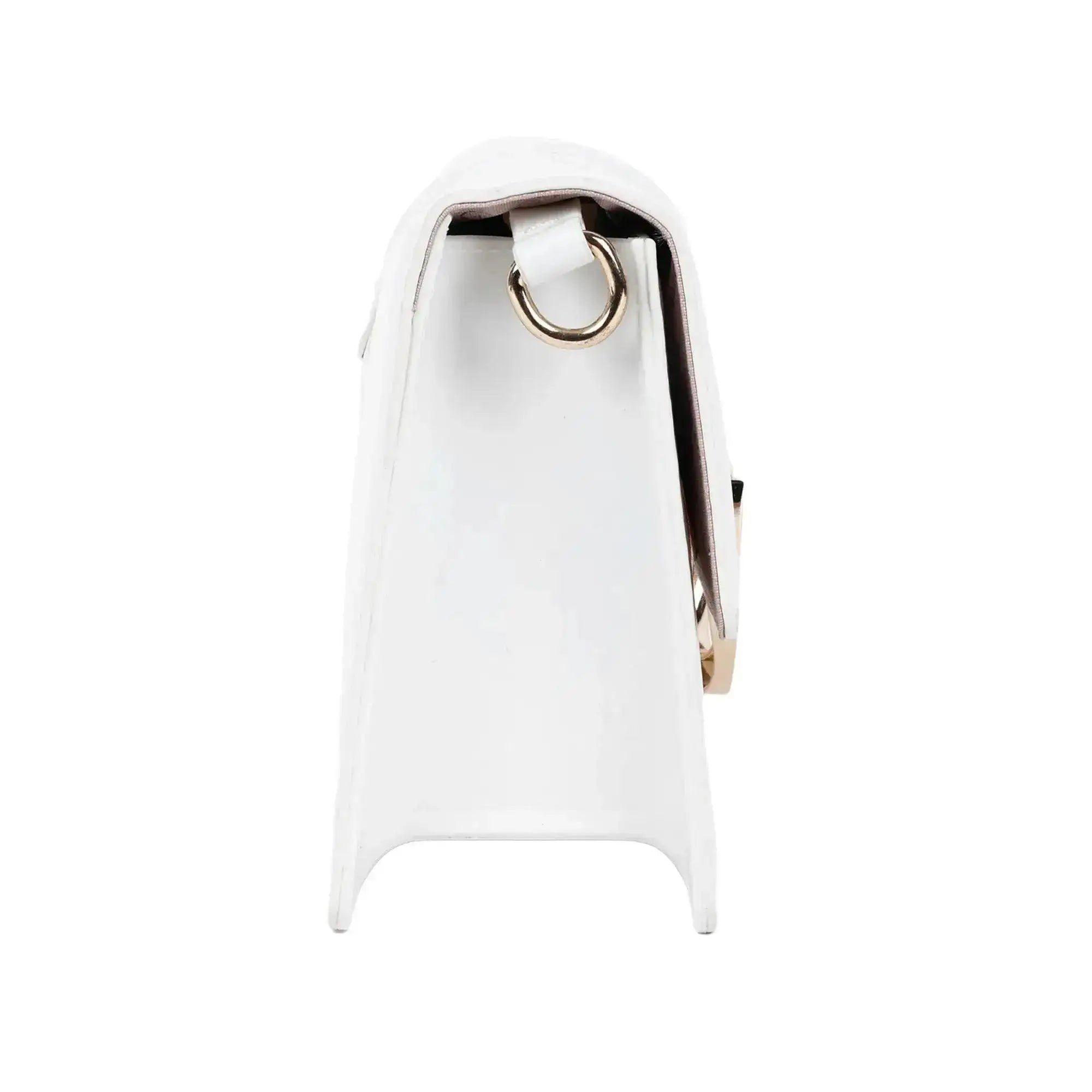 Monroe Focus White Shoulder Bag - Lino Perros