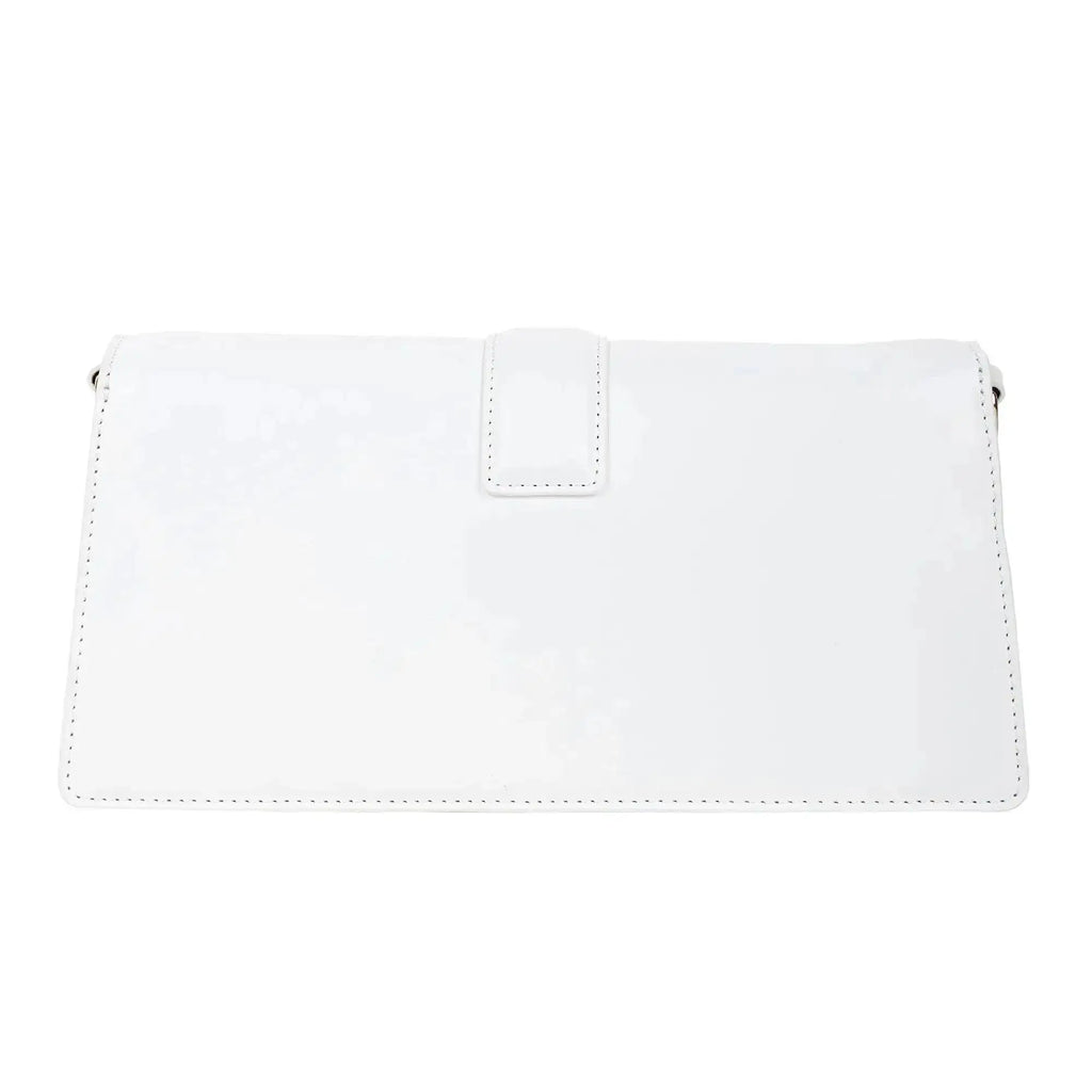 Monroe Focus White Shoulder Bag - Lino Perros