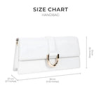 Monroe Focus White Shoulder Bag - Lino Perros