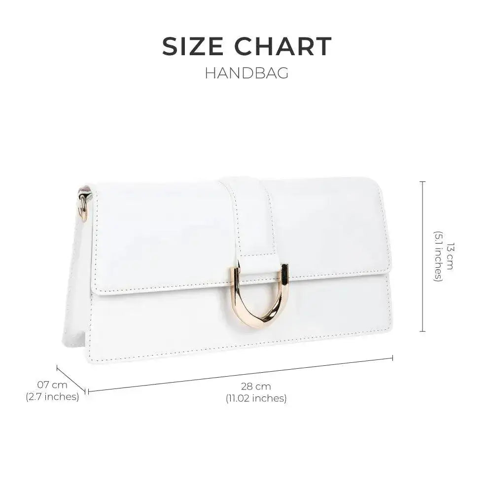 Monroe Focus White Shoulder Bag - Lino Perros