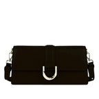Monroe Focus Black Shoulder Bag - Lino Perros