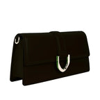 Monroe Focus Black Shoulder Bag - Lino Perros