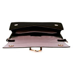 Monroe Focus Black Shoulder Bag - Lino Perros