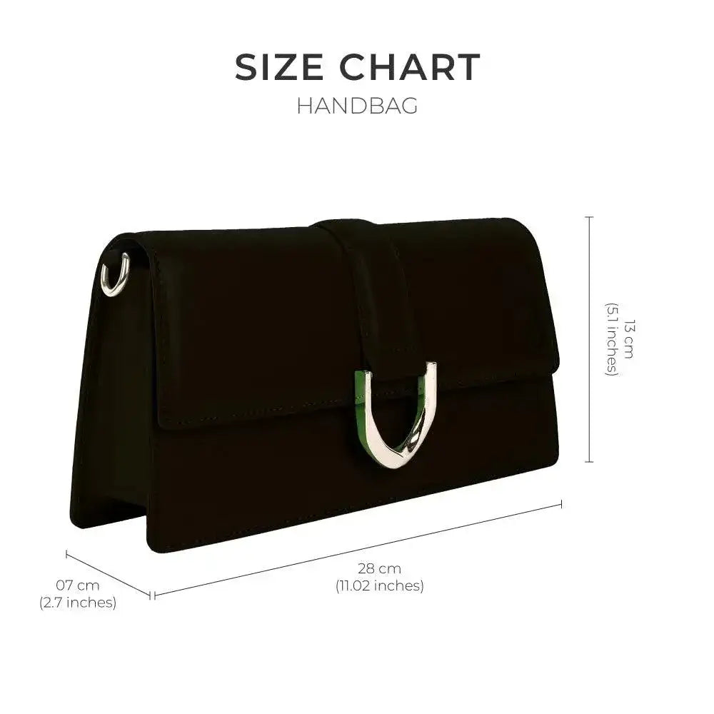 Monroe Focus Black Shoulder Bag - Lino Perros