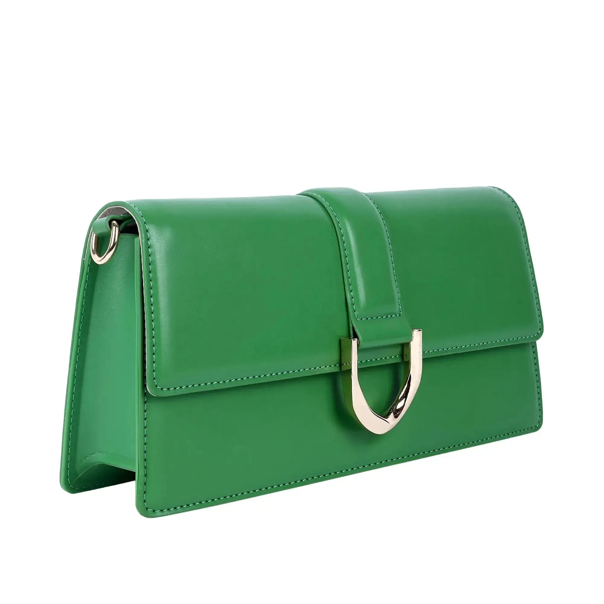 Monroe Focus Green Shoulder Bag - Lino Perros