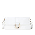 Monroe Focus White Shoulder Bag - Lino Perros