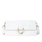 Monroe Focus White Shoulder Bag - Lino Perros