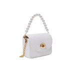 Monroe Mini Pearl White Sling Bag - Lino Perros